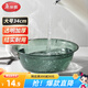 美麗雅洗臉盆34cm1個(gè)加厚塑料盆宿舍衛生間洗漱洗腳洗衣洗菜成人水盆