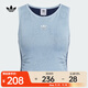 阿迪達斯 （adidas）女子修身速干背心跑步運動(dòng)無(wú)袖健身夏季緊身瑜伽美背舒適運動(dòng)背心 KE3891 M