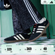 adidas「T頭鞋」STADT經(jīng)典時(shí)尚薄底運(yùn)動(dòng)板鞋男女阿迪達(dá)斯三葉草   黑色/漢玉白/淺猩紅   40