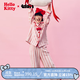 野獸派家居（tbh）三麗鷗Hello Kitty法蘭絨家居服套裝冬季可外穿睡衣女 Hello Kitty法蘭絨家居服 粉紅條紋 M