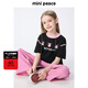 MiniPeace太平鳥(niǎo)童裝夏新女童短袖T恤FBCNF2120 烏黑 160cm