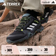 adidas AX3舒適戶外網(wǎng)面運(yùn)動(dòng)鞋男子阿迪達(dá)斯官方TERREX FX4575   黑/深灰/白/黃   42