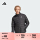 adidas 600蓬休閑修身保暖立領鴨絨羽絨服男裝阿迪達斯官方輕運動   黑色(推薦選大一碼)   M