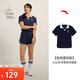 安踏張雨霏同款休閑polo杉女夏季翻領(lǐng)短袖學(xué)院半袖網(wǎng)球T恤運動(dòng)上衣