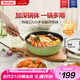 特福（Tefal）平底鍋煎蛋不粘鍋早餐煎鍋少油少煙燃?xì)庠铍姶艩t通用深煎鍋綠色