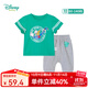 迪士尼寶寶（Disney Baby）迪士尼童裝男童套裝迪士尼寶寶純棉短袖T恤七分褲2件套 綠色 6歲/身高130cm