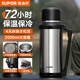 蘇泊爾保溫壺戶(hù)外大容量旅行壺家用熱水瓶不銹鋼燜茶壺車(chē)載運動(dòng)便攜水壺 流光銀【背帶+茶濾】2L