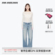ANN ANDELMAN官方直營(yíng) 2025新品皮膚衣內(nèi)搭吊帶背心罩衫女修身長(zhǎng)袖上衣 白色 S