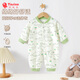 纖絲鳥(niǎo)（TINSINO）嬰兒衣服新生兒連體衣春秋純棉滿(mǎn)月寶寶哈衣爬爬服火山恐龍；73