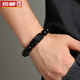 黛菲曼黑曜石貔貅手鏈男女2026新款潮珠手串情侶款生日禮物 14毫米(大氣男款)