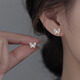 芯奢999純銀蝴蝶珍珠耳釘女2026新款小眾耳環(huán)甜美高級感耳釘百搭耳飾 999銀蝴蝶珍珠耳釘（兩只價(jià)）