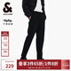 杰克·瓊斯（JACK&JONES） 百搭潮流抗皺易打理工字扣腰頭純色直筒商務(wù)休閑褲男款225114054