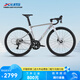 喜德盛25款RC500鋁合金破風(fēng)車(chē)架20速油碟成人進(jìn)階型單車(chē) 銀/鐳射銀480mm