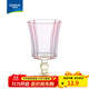 樂(lè )唯詩(shī)花開(kāi)半朵高腳玻璃杯ins風(fēng)雞尾酒香檳杯冰淇淋果汁杯冷飲喝水杯子 花開(kāi)半朵高腳杯【粉色】245ml*1