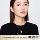 白嵐蜜蠟項鏈女925銀吊墜鎖骨鏈時(shí)尚優(yōu)雅氣質(zhì)生日禮物送老婆送 蜜蠟項鏈（12-13mm）