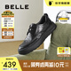 百麗厚底商務(wù)鞋男2025春新牛皮舒適系帶休閑皮鞋A1841AM5 黑色-系帶 42 (260mm)