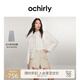 歐時(shí)力OCHIRLY 蕾絲提花小香風(fēng)外套女釘鉆珍珠設計感流行秋季新品 米白 S