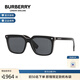 BURBERRY博柏利巴寶莉簡約眼鏡顯臉小男款太陽鏡墨鏡0BE4337F 379887深灰色鏡片