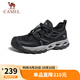 駱駝（CAMEL）男士網(wǎng)面透氣戶外涉水溯溪涼鞋運動休閑鞋 G14S307031 墨黑 42