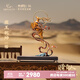 朱炳仁銅X敦煌美術(shù)研究所鹿王乾坤銅鹿客廳玄關(guān)書(shū)房辦公室擺件圣誕禮物 鹿王乾坤