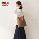 無印良品（MUJI）女式棉水洗牛津紐扣領(lǐng)長袖襯衫女士襯衣外套上衣25年秋季女裝 白色 S （155/80A）