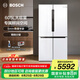 博世（BOSCH）冰箱605L大容量十字對開(kāi)門(mén) 四開(kāi)門(mén)變頻家用電冰箱 一級能效 風(fēng)冷無(wú)霜 5mm微縫半嵌 支持國家補貼 大白鯨KMF61A20TI 精細分儲