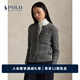 Polo Ralph Lauren 拉夫勞倫  女裝 25年早秋絞花編結(jié)修身版型開襟衫 020-灰色 M