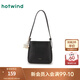 熱風(fēng)（Hotwind）包包25年春季新款毛球掛件單肩包大容量復(fù)古腋下斜挎包包女 01黑色 小包