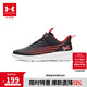 安德瑪（Under Armour）【實付滿699贈跑鞋】兒童運動鞋舒適百搭魔術(shù)貼撞色男女童休閑鞋
