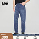 Lee25春夏新品舒適中腰錐形五袋款中藍(lán)色男牛仔褲 中藍(lán)色 36 