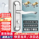 初工衛(wèi)生間門鎖洗手間廁所浴室鎖通用型鎖具室內(nèi)門把手 無鑰匙110單舌