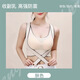 交叉側扣收副乳運動(dòng)文胸外穿瑜伽運動(dòng)背心無(wú)痕聚攏美背內衣女 膚色 XL 【120-140斤】