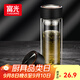 富光男女士雙層玻璃杯 支持團購經(jīng)典簡約304茶隔水杯子便攜創(chuàng)意泡茶杯