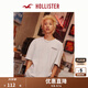 HOLLISTER【焦邁奇同款】25夏新款LOGO棉質(zhì)T恤男裝女裝KI323-5368 灰色 S (175/92A)