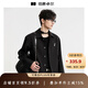 伯爵卓爾【cleanfit墊肩設計】行政夾克男裝2025秋季新款外套 B531402 月夜黑 XL (180)