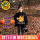 G.DUCKKIDS小黃鴨童裝兒童萬(wàn)圣節cos服裝哈利波特斗篷南瓜服男女童演出服裝 黑色-男女同款 均碼 M 110-120碼