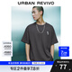 UR2025夏季新款男裝時(shí)尚休閑萌寵刺繡圓領(lǐng)短袖T恤UMY450027 中灰 S