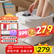 美的（Midea）泡腳桶足浴盆電動(dòng)泡腳盆加熱全自動(dòng)按摩洗腳盆智能恒溫過(guò)膝療家用 紫外線(xiàn)殺菌+溫泉沖浪+拆卸按摩盤(pán)+漏保開(kāi)關(guān) 生日禮物送爸爸媽媽婆婆父親母親老人長(cháng)輩實(shí)用高檔養生