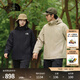 北面（The North Face）沖鋒衣情侶款戶(hù)外防水透氣收納帽硬殼夾克25春夏新品|8AUM 4H0/宇宙黑 M /170