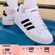 adidas GRAND COURT 2.0休閑網(wǎng)球板鞋男女阿迪達(dá)斯官方輕運(yùn)動 白色/黑色 42
