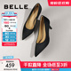 百麗（Belle）高跟鞋女細跟商場(chǎng)同款氣質(zhì)單鞋婚鞋A5T1DAQ4 黑色 37 (235mm)