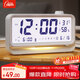 康巴絲鬧鐘學(xué)生2025新款溫濕度電子時(shí)鐘兒童小學(xué)桌面時(shí)鐘背光夜燈 2388A 白色