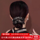 向晚發(fā)圈發(fā)繩氣質(zhì)歐根紗滿(mǎn)鉆大腸發(fā)圈女高級感頭飾后腦勺外出發(fā)飾頭繩