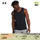 安德瑪（UNDERARMOUR）【爆冷系列】UA春夏Iso-Chill男子跑步運動背心1382608 黑色001 L