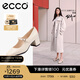 愛(ài)步（ECCO）瑪麗珍鞋女鞋 2025年夏季倪妮同款高跟鞋淺口單鞋 型塑290963 石灰色29096301378 38