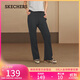斯凱奇（Skechers）喇叭褲女士秋透氣冰感休閑褲寬松長(cháng)褲舒適運動(dòng)衛褲L225W110