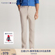 TOMMY HILFIGER【斜紋微肌理】秋冬男裝府綢直筒半松緊腰西褲休閑長(zhǎng)褲32819 米白色AEV -直筒版-府綢-正常拍 34 （2.7尺）
