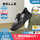 百麗厚底商務(wù)鞋男2025春新牛皮舒適系帶休閑皮鞋A1841AM5 黑色-系帶 41 (255mm)