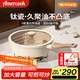 Amercook深煎鍋平底鍋不粘鍋無(wú)涂層鈦陶瓷鍋煎蛋烙餅牛排鍋電磁爐燃氣專(zhuān)用