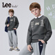 Lee兒童毛衣秋冬2025新款冬裝保暖中大童男孩冬季針織衫兒童上衣 深花灰 140